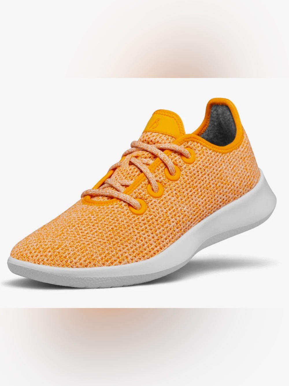 Allbirds Tree Runners Sneakers Women’s Size 8 Yellow Orange Wool‎ Shoes